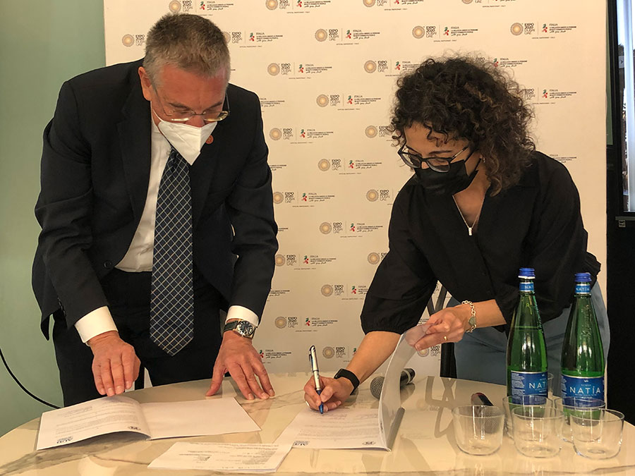MOU AUD and UNIVPM signing
