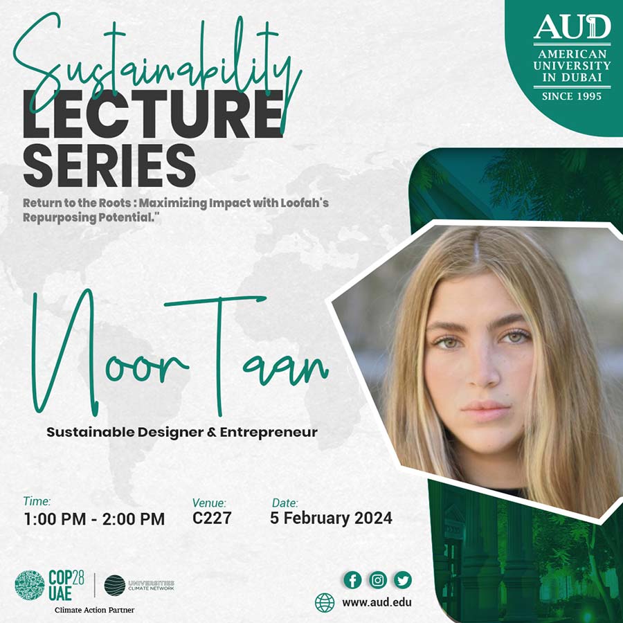 Sustainability Lecture Series Poster