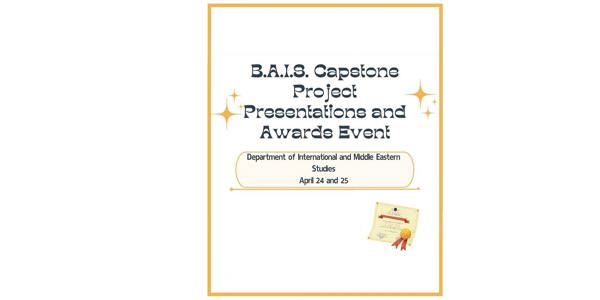 Senior Capstone Project Presentations and Awards Event