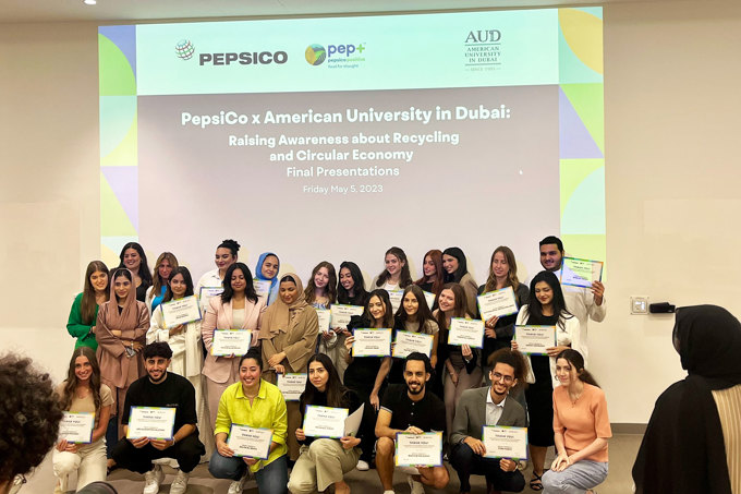 In a cross-disciplinary project, AUD students collaborate with PepsiCo to create PSAs promoting pro-recycling behaviors