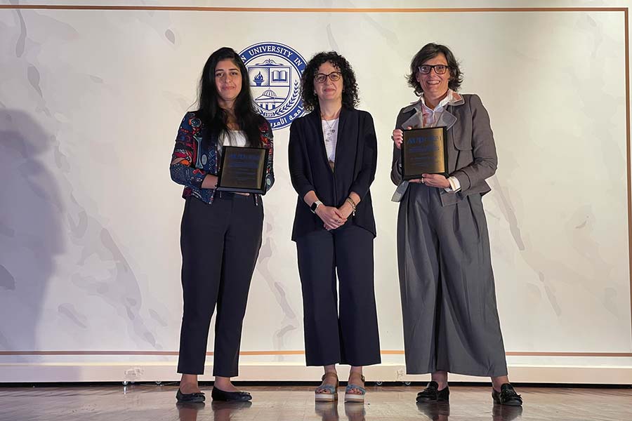 Dr. Anna Cornaro and Dr. Hadeel El Naggar