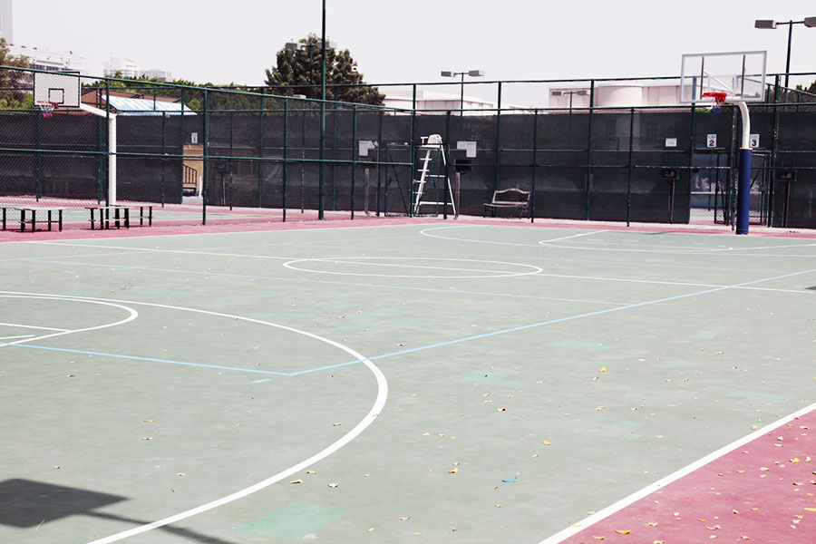 Outdoor Basketball Court