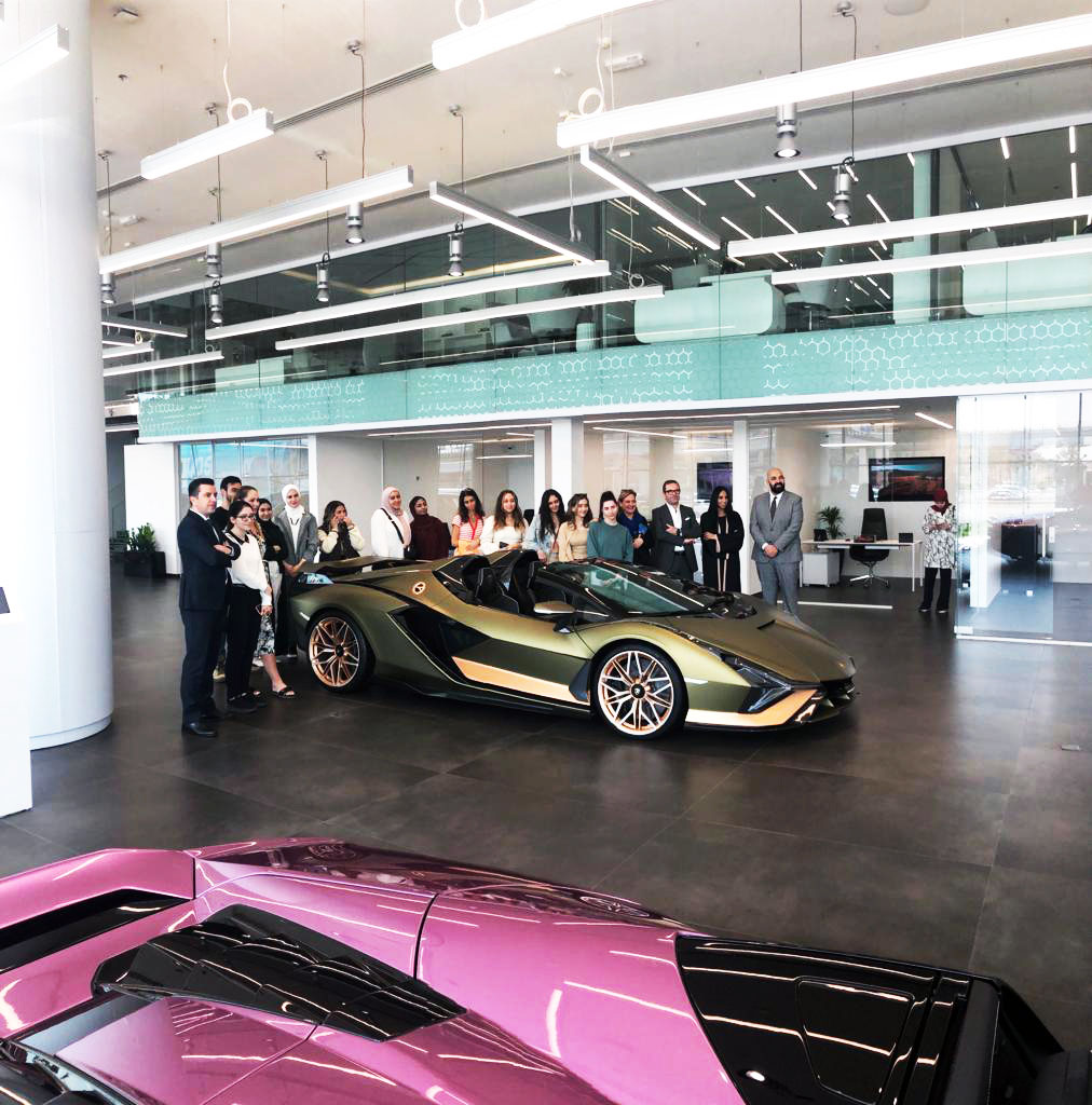 Lamborghini showroom visit