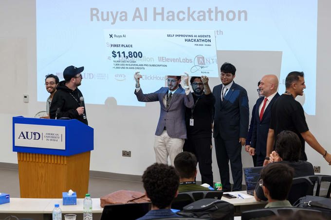 Monitor the Future of Tech: American University in Dubai Hosts UAE AI Hackathon on Self-Improving Systems