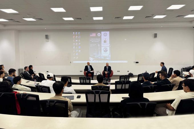 AUD hosts fireside chat on cybersecurity and the future of talent