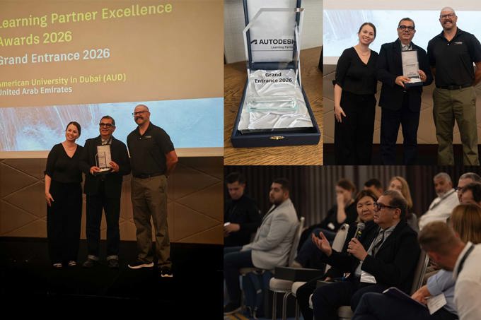 AUD receives Grand Entrance Award at Autodesk Partner Summit