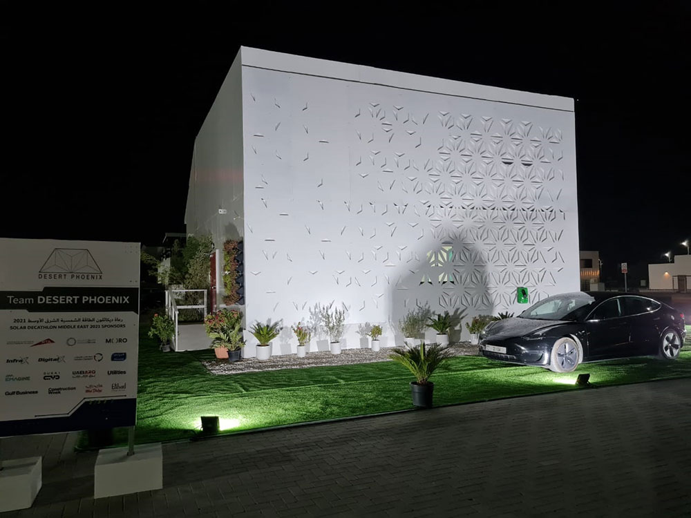 Solar powered houses in the Solar Decathlon - Middle East 3